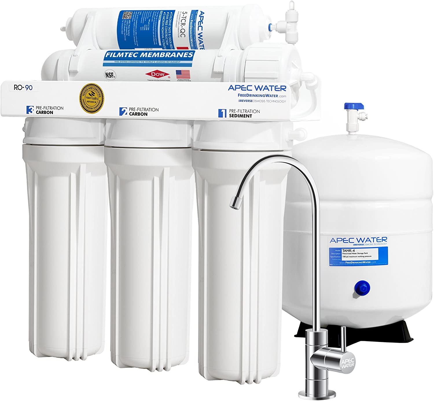APEC Water Systems RO-90 Ultimate Series Top Tier Supreme
