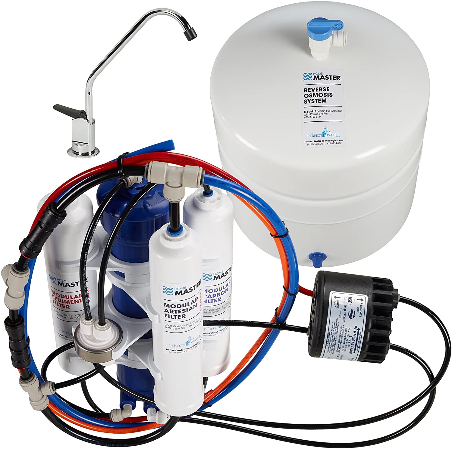 Home Master TMAFC-ERP Artesian Full Contact Undersink Reverse Osmosis Water Filter System