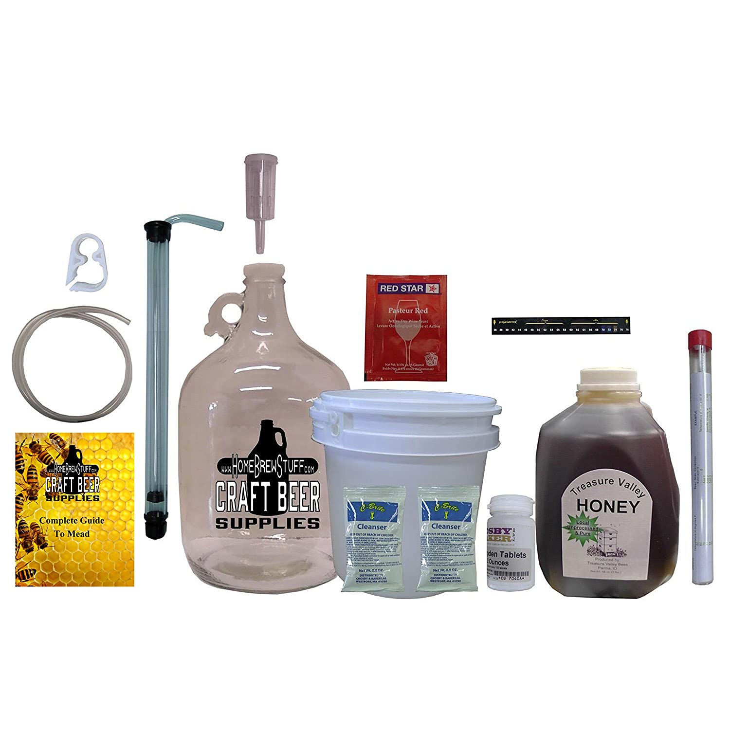 HomeBrewStuff One Gallon Nano-Meadery Premium Mead Kit