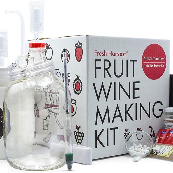 Master Vintner Fresh Harvest One Gallon Small Batch Fruit Wine Making Kit