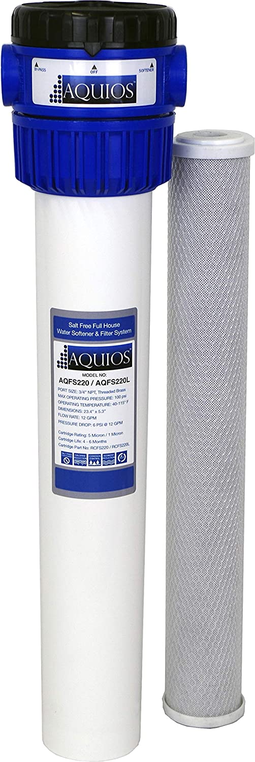Aquios AQFS220 Full House Salt Free Water Softener